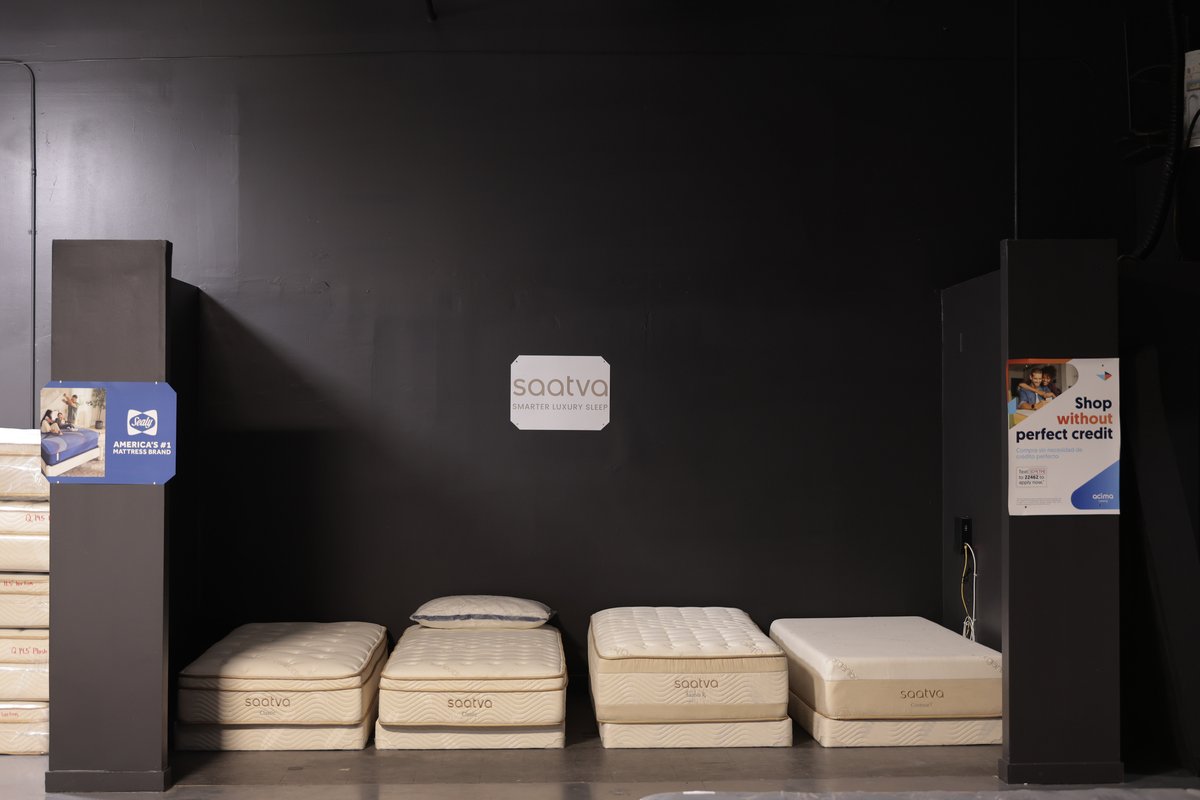 Showroom photography for John's Mattresses