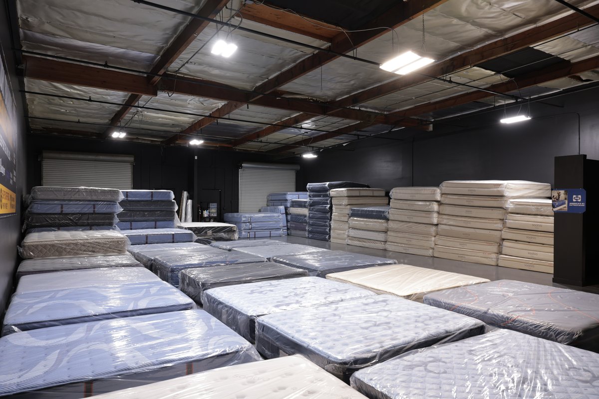 Warehouse photography for John's Mattresses